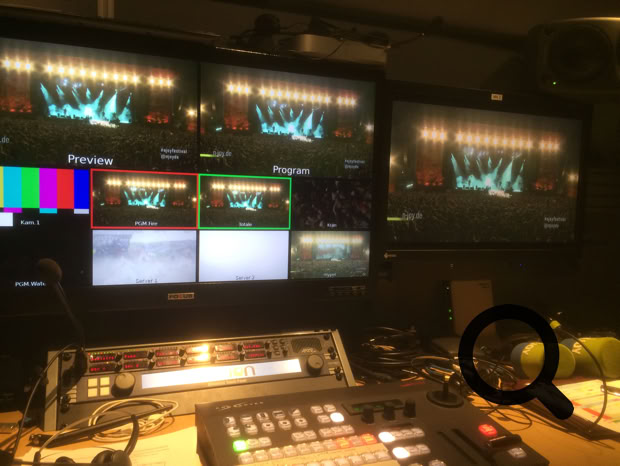 Regie Live beim Deichbrand für den NDR