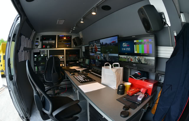 Blick in die DSNG 3 HD beim Run for Help für Red Bull in Salzburg
